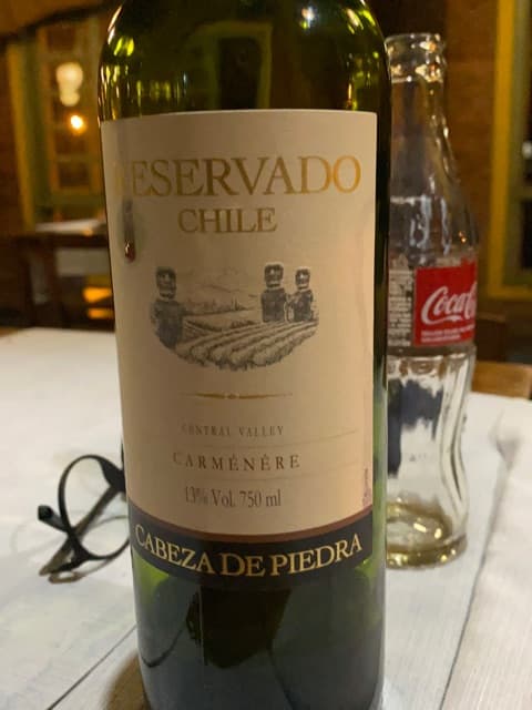 Cabeza De Piedra Reservado Carmenere